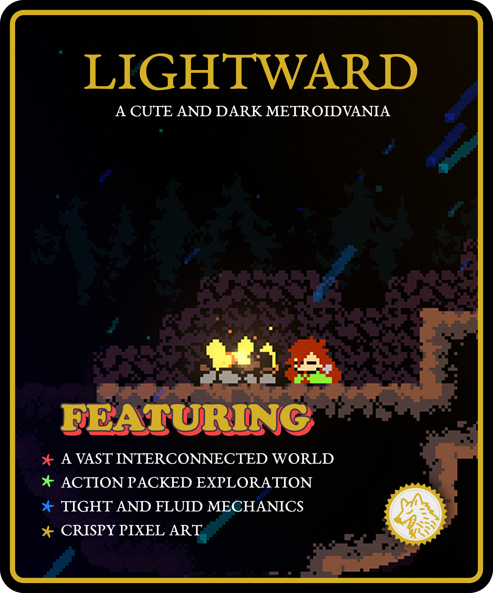 Lightward - A cute and dark 2D Metroidvania game